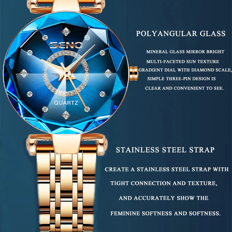 Fashion Crystal Quartz Watch