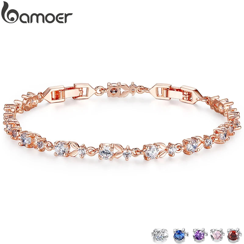 Luxury Rose Gold Color Bracelet