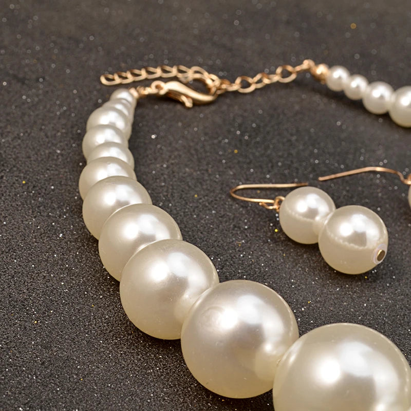 Big Pearl Jewelry Set