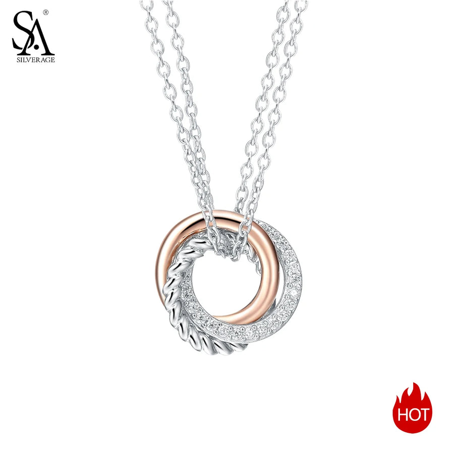 925 Sterling Silver Long Necklace