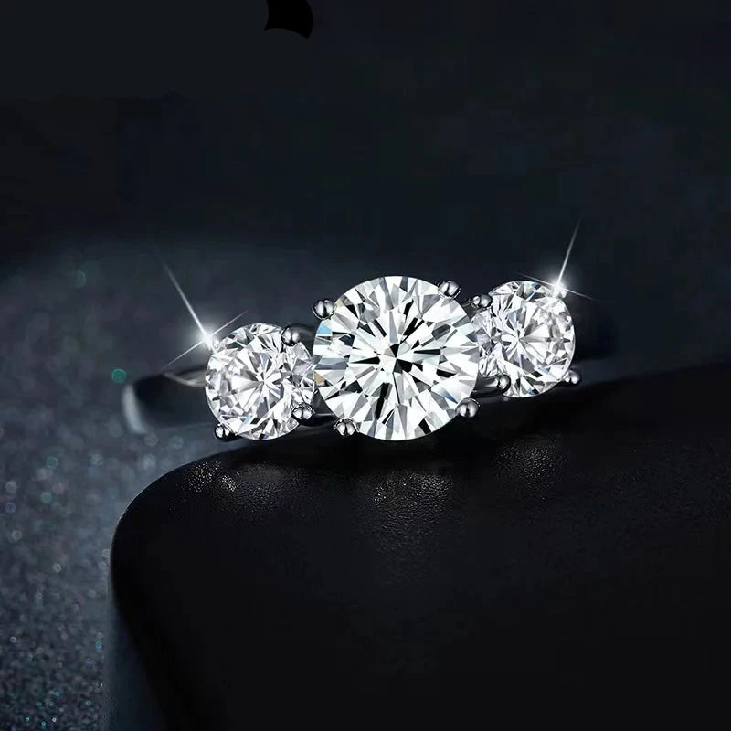 Fashion AAA Rhinestone Sterling Silver Ring