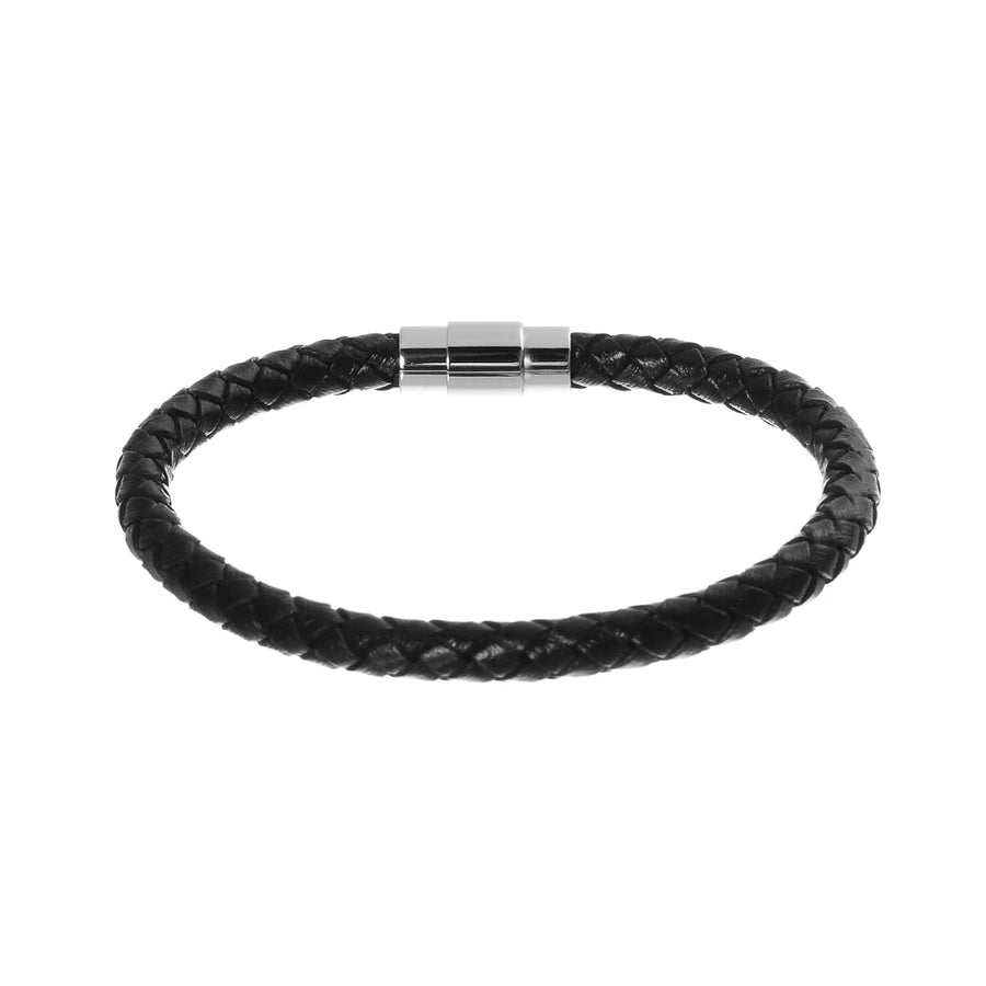 100% Genuine Braided Leather Bracelet