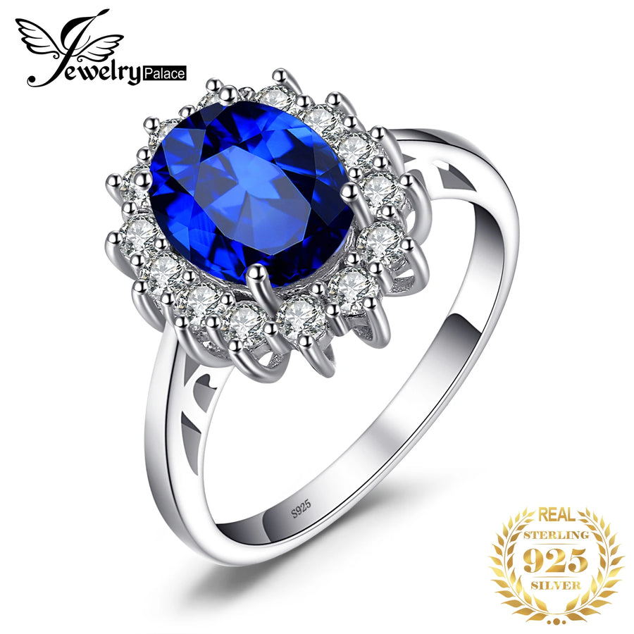 Blue Sapphire 925 Sterling Silver Ring