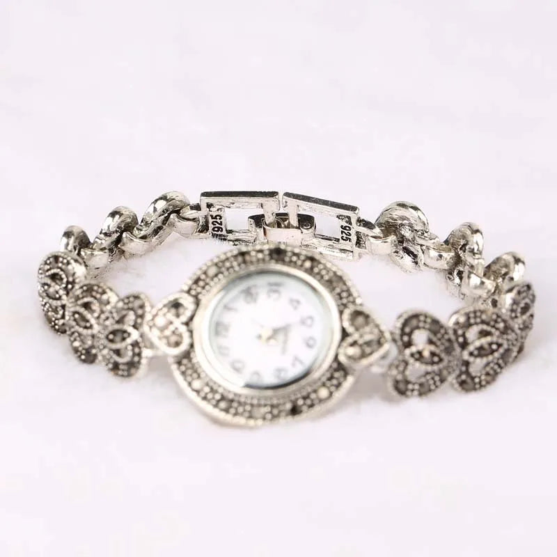 Vintage Luxury Rhinestone Bracelet Watch